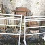 Vintage 19th Century White Painted Mahogany Towel Stand, C1880 (30 each) Image 9