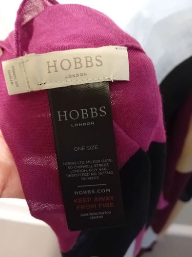 Hobbs Large Scarf - Soft Modal Fabric - Colour Block design