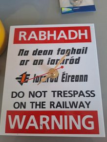 irish rail clock