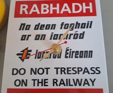 irish rail clock