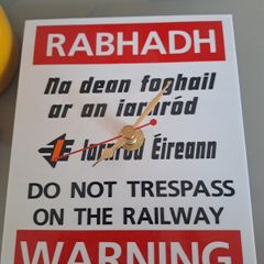 irish rail clock
