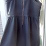 Black Zip Feature Black Dress Image 3