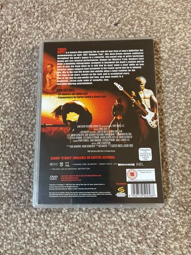 Jane's Addiction Three Days dvd