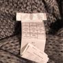 Promod Grey Chunky Cable-Knit Scarf Snood Image 2