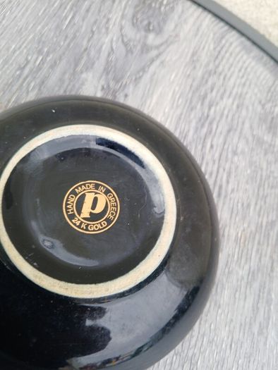Vintage Ashtray, 24 K rim etc