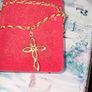 9ct gold cross pendant on 18 inch chain Image 2