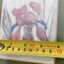 FRAMED DETAIL IRIS RAINBOW FANTASY penceled and coloered signed by artist . Image 4