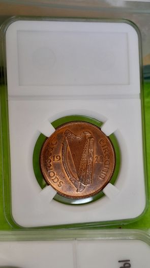 Proof 1928 1d PENNY Freestate High grade Registered post included Read description