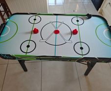 Air hockey table.