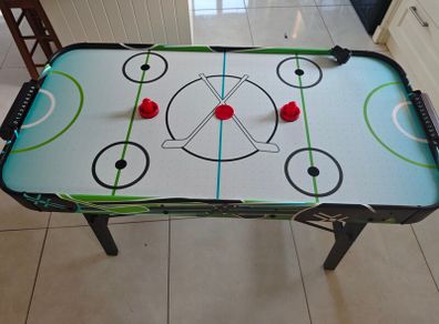 Air hockey table.