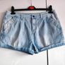 Denim Stripe Shorts - Size 14 / F&F Summer Stylish short shorts Image 3
