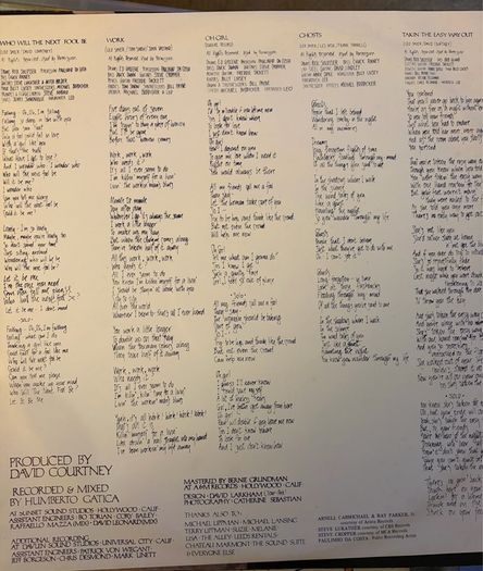 Leo Sayer Here Original 1979 Irish Vinyl LP and Lyric Insert