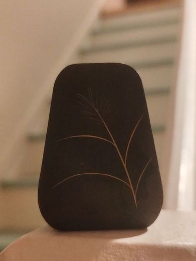 Vintage Japanese Wooden Letter Holder