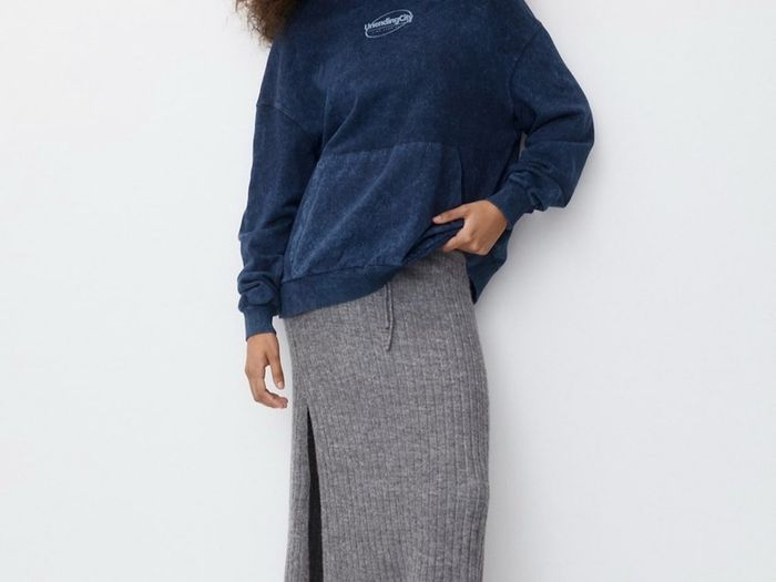 Pull & Bear print hoodie new