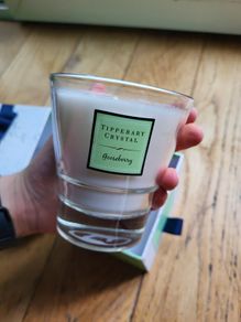 Tipperary Crystal Gooseberry Candle Filled Tumbler Glass NEW