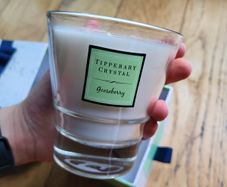 Tipperary Crystal Gooseberry Candle Filled Tumbler Glass NEW