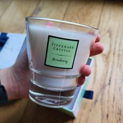 Tipperary Crystal Gooseberry Candle Filled Tumbler Glass NEW