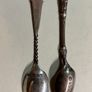 Two 1896 solid silver coffee spoons Image 4