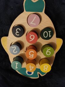 Wooden Educational Toy Fish (521)  2