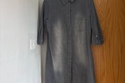 Grey Denim Dress