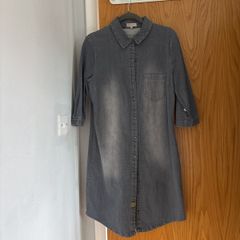 Grey Denim Dress