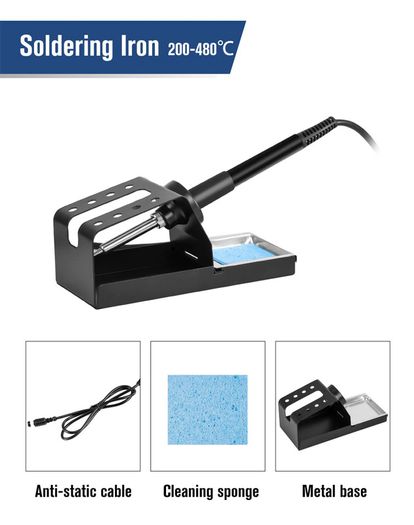 800W SMD Soldering Station Quick Heat Electric Hot Air Gun 2 in 1 Led Display Electric Soldering Iron BGA Rework Welding Station