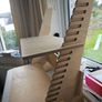 Adjustable Standing Desk Converter / Wooden Desk Riser (Birch Plywood) Image 8