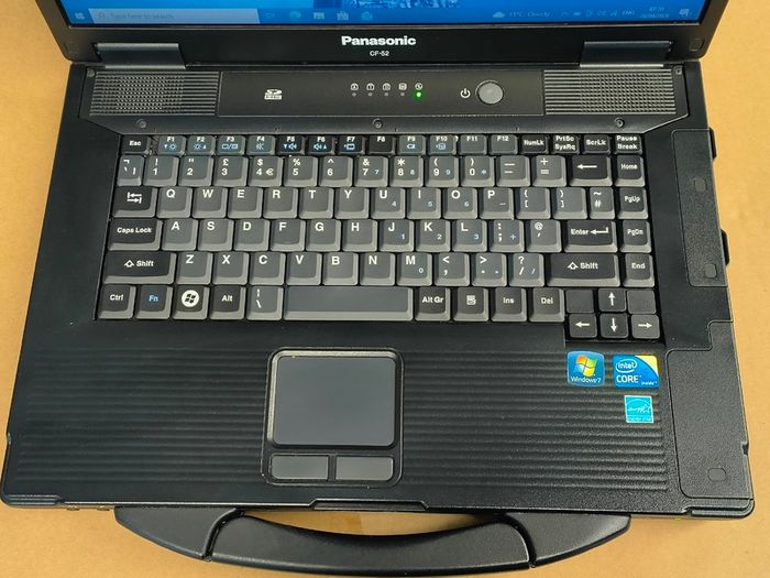 Panasonic Toughbook CF-52 15.4" Laptop - Core i5 CPU M20 @ 2.40 GHz, 4GB RAM 120GB SSD Windows 10 Pro