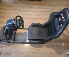 Thrustmaster T128 Racing Wheel / Pedals with ADX FireBase RS03 Racing Simulation Seat for PS5 / PC