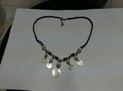 Cute beaded pearl elegant necklace