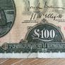 Lady Lavery 1946 100 Pound Currency Commission Banknote Image 3