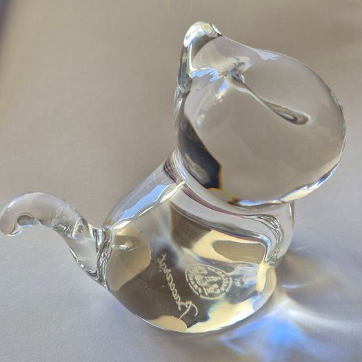 Baccarat Lead Crystal Cat