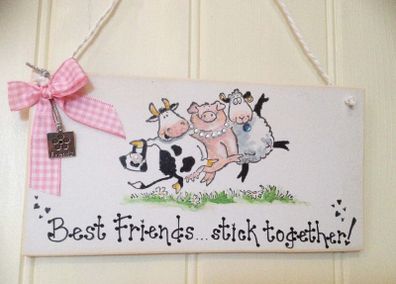 Best Friends Handmade Sign