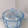 Art Deco Lidded Blue Dish Image 2
