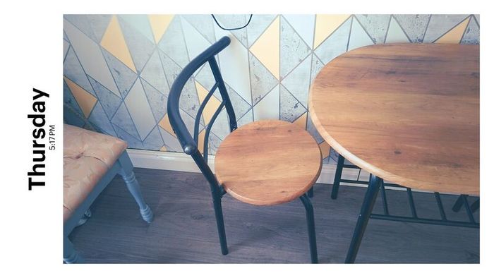 table and chairs