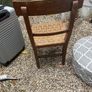 Solid wood chair with woven seat Image 2