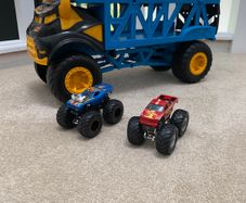 Hotwheels Monster Truck with 2 X Monster Truck Cars