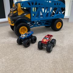 Hotwheels Monster Truck with 2 X Monster Truck Cars