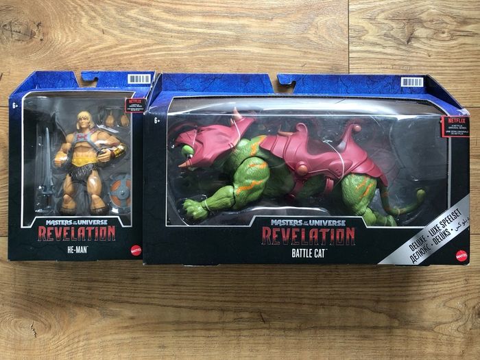 Mattel MOTU Revelation: He-Man & Battle Cat Bundle