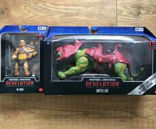 Mattel MOTU Revelation: He-Man & Battle Cat Bundle