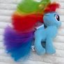 My Little Pony Rainbow Dash Small Plush Hasbro E0432/E0032 approx. 17 cm. Used Please see pictures Image 5
