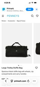 4 black wheelie bags