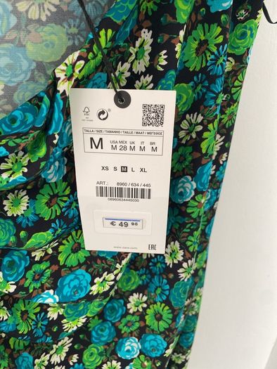 zara summer dress new with tags