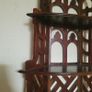 Vintage mahogany chippendale style whatnot Image 2