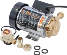 Water Booster Pump 260W, Automatic On-Off Pressure Control Switch, Hot and Cold Water Pump for Garden Home Shower Washing Machine