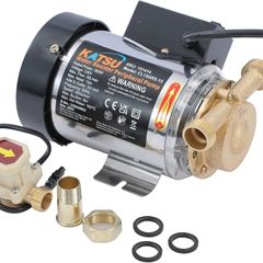 Water Booster Pump 260W, Automatic On-Off Pressure Control Switch, Hot and Cold Water Pump for Garden Home Shower Washing Machine