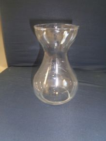 Clear Glass Bulb Vase for Sale