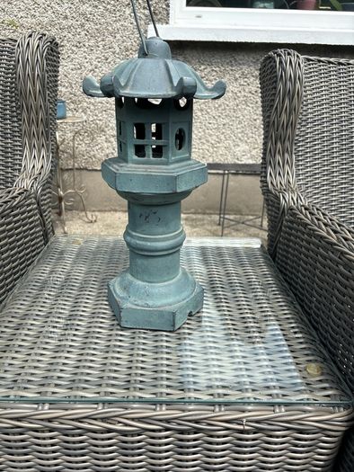 Antiqued Metal Lantern