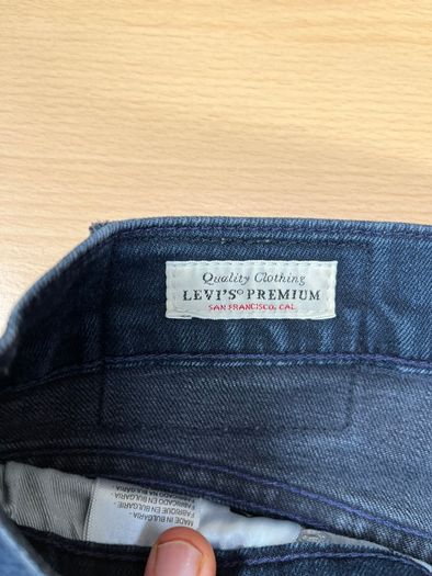 Levi's 511 Women's Jeans Slim Fit - Premium Big E W30 L30 Blue Stretchy