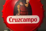 Cruzcampo Bottle cap wall sign